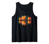 Fall Trees Nature Reflection Forest Trees Wildlife Outdoor Tank Top
