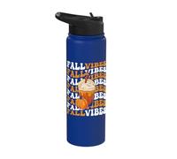 Fall Vibes Autumn Season Stainless Steel Insulated Water Bottle
