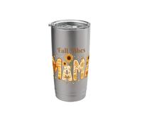 Fall Vibes Mama - Sunflower & Bow Autumn Graphic Stainless Steel Insulated Tumbler