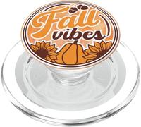 Fall Vibes Pumpkin Season Autumn Leaves PopSockets PopGrip for MagSafe