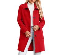Fall Women's Trench Winter Warm Quilted Puffer Outerwear Long Down Hooded Jacket Casual Wool Blend Double Breasted Overcoats Open Front Belted For Hiking Walking