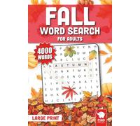 Fall Word Search Book for Adults: Autumn Word Search Fun - 100 Large Print Puzzles (Little Elephant Series)
