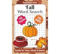 Fall Word Search: Enjoy 100 Fall Word Search Puzzles in Easy-to-Read Print | Pumpkins, Leaves, Harvest Fun & More | 6x9 Inch Travel Size, 200 Pages - ... Afternoons, Cozy Nights & Relaxing Indoors