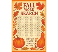 Fall Word Search Fun: 55 Cozy Puzzles: Celebrate Autumn with Cozy Word Searches