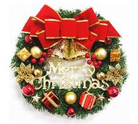 Fall Wreath In Front Of The Door Hangs The Fashionable Christmas Wreath, The Christmas Ornament Christmas Wreath