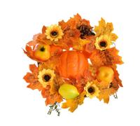 Fall Wreaths for Front Door 35cm Artificial Farmhouse Seasonal Welcome