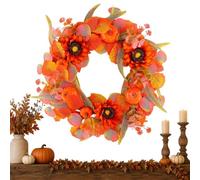 Fall Wreaths for Front Door Artificial Fall Thanksgiving Party Decoration