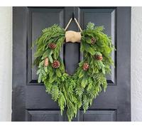 Fall Wreaths, Winter Christmas Door Wreaths for Front Door Wreath Decorations, All Year Round, 4 Seasons Winter Bell,for Front porches and Doors, Windows, Walls, Indoor