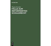 Falle Zum Reformierten Schuldrecht. Korenke 9783486274509 Fast Free Shipping<|