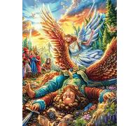 Fallen Angel 1000-piece Jigsaw Puzzle Set Animal Pets For Adults Teens 14+ Logic Skill Indoor Game Family Game Night Summer Durable Material 1000 PCS