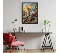 Fallen Angel 500 Piece Jigsaw Puzzle for Adults Animal Pets Jigsaw Home Office Decor Stress Relief Activity Colourful Challenge Perfect Present 500 PCS