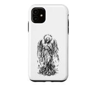 Fallen Angel Broken Halo Gothic Monochrome Art Case for iPhone 11