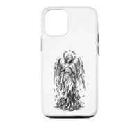 Fallen Angel Broken Halo Gothic Monochrome Art Case for iPhone 12/12 Pro