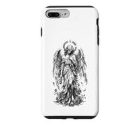Fallen Angel Broken Halo Gothic Monochrome Art Case for iPhone 7 Plus/8 Plus