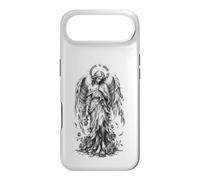 Fallen Angel Broken Halo Gothic Monochrome Art Case for iPhone Air