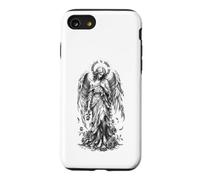 Fallen Angel Broken Halo Gothic Monochrome Art Case for iPhone SE (2020) / 7/8