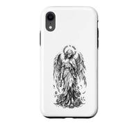Fallen Angel Broken Halo Gothic Monochrome Art Case for iPhone XR