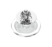 Fallen Angel Broken Halo Gothic Monochrome Art PopSockets PopGrip for MagSafe