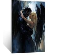 Fallen Angel Diamond Art Kits Adults, 16x22in DIY 5D Diamond Painting Woman Square Full Drill kits, Painting by Numbers Crystal Art Rhinestone Embroidery Cross Stitch Crafts for Room Decor LSJ4957