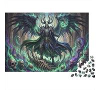 Fallen Angel Lich 1000 Piece Jigsaw Puzzle,Educational Toy,Gift Idea,Premium Cardboard,Impossible Challenge,Home Wall Decor,Adults & Kids 14+,Stress Relief 38x26cm