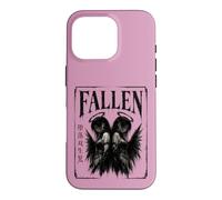 Fallen Angel Twins Gothic Manga Streetwear Case for iPhone 16 Pro