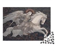 Fallen Angel Warrior on HorseJigsaw Puzzles 1000 Pieces for Adults Puzzle Educational Games
