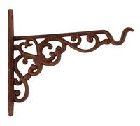 Fallen Fruits 25Cm Cast Iron Metal Hanging Basket Bracket Large Hook Wall