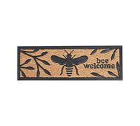 Fallen Fruits Bee Print Rubber Doormat