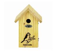 Fallen Fruits Blue Tit Silhouette Wooden Bird House