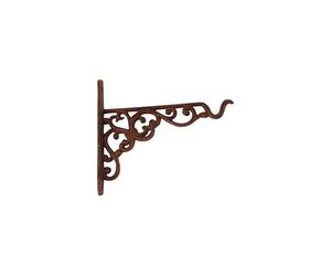 Fallen Fruits BPH28 Small Cast Iron Hanging Basket Hook - Brown