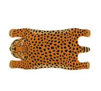 Fallen Fruits Cheetah Welcome Mat Large Coir Fibre Anti Slip PVC Back Indoor Doormat (74cm x 37cm)