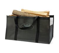 CKB LTD Large Firewood Carrier Bag - Multi-Purpose Heavy Duty Tote - Traditional Easy Carry For Fireplace, Wood Stoves, Logs, Camping, Picnic, Beaches, Landscaping, Garden Tools