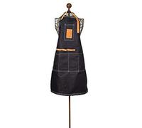 Fallen Fruits Denim Fabric Gardening Apron With Multiple Pockets