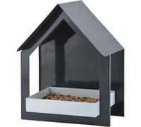 Fallen Fruits FB406 Ltd METAL WALL FEEDER Bird, Black, 19.2