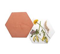 Fallen Fruits Flower and Herb Press | Microwaveable Terracotta Heavy Hexagonal Press