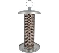 Fallen Fruits Ltd FB394 STAINLESS STEEL NUT FEEDER Bird, Silver, 14.0 cm14.0 c