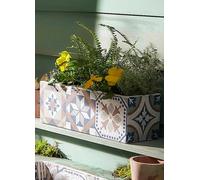 Fallen Fruits Portuguese Tiled Effect Rectangular Planter