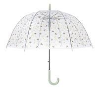 Fallen Fruits See-Through Dome Umbrella with Bee Pattern
