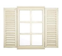 Fallen Fruits Shutter Style Wall Window Mirror