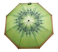 Fallen Fruits Umbrella Nylon Fruit Design Folding Compact Brolly 98cm Diameter (Kiwi)