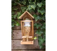 Fallen Fruits Wine Bottle Bird Table Wooden Pinewood Garden Feeder