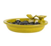 Fallen Fruits Yellow Bee And Butterfly Bath Dish