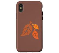 Fallen Leaves Autumn Leaves Costume Case for iPhone X/XS