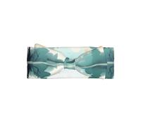 Fallen leaves on a tranquil lake Printed Baby Girl Headband â€“ Soft Elastic Bow Hair Accessories in Nylon for Infants & Little Girls