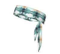 Fallen Leaves On A Tranquil Lake Sports Headscarf, Men and Ladies Dress Headwear, Fitness, Running, Yoga, Sweat -Absorbing Headband