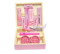 FALLENANGEL Rolling Wooden Box Set T3 Size Elements Mascotte Pink Papers Filter Tips Organiser