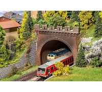 Faller 120570 2 tunnel portals, 2-track model kit, various