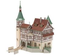 FALLER 130385 Falkeneck Hunter's Lodge HO Scale Building Kit, Multicoloured, M