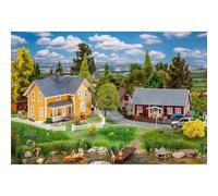 FALLER 2 Zweedse huizen modelbouwset met 151 onderdelen 154 x 115 x 110 mm, 138