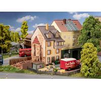 FALLER 130692 Old Town House With Wooden Fence HO 1:87 NEW